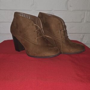 Charlotte Russe Tan Ankle Booties